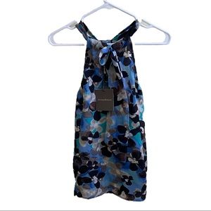 Tommy Bahama Floral Print 100% Silk Sleeveless Top Size XXS